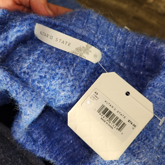 Altar'd State Adira Button Up Wool Blend Cardigan - Picture 3 of 7